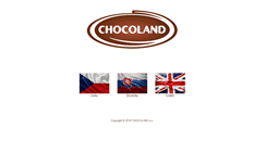 Desktop Screenshot of chocoland.cz