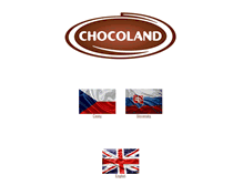 Tablet Screenshot of chocoland.cz